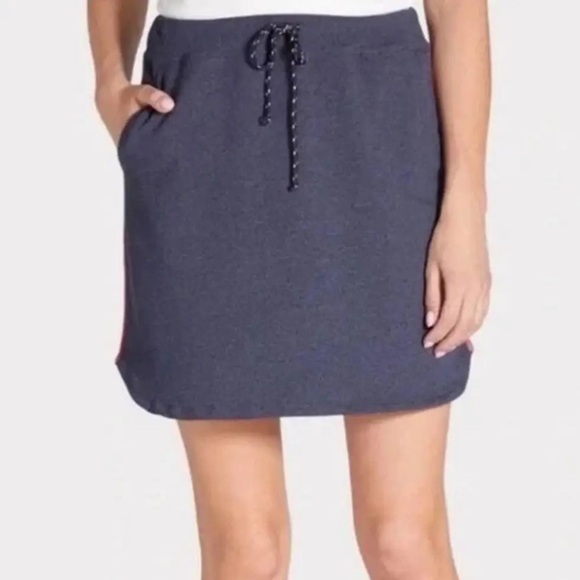Anthropologie Navy Blue Sundry Skirt - Picture 1 of 5